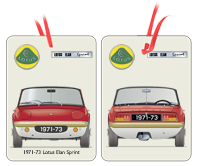 Lotus Elan Sprint 1971-73 Air Freshener